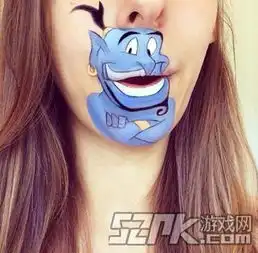 嘴唇上的动漫英国姑娘美唇艺术网络爆红