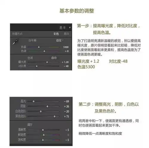 教你调出通透暖小清新照片