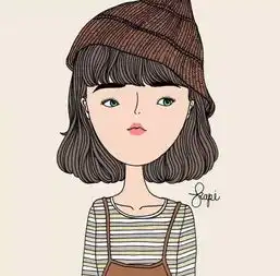 泰国插画师kapi的作品集,时尚复古文艺风女孩,总有一个是你