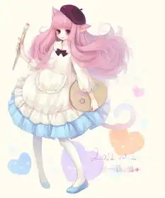 求超萌动漫美少女图片,不要太复杂,我要画,此人小学生