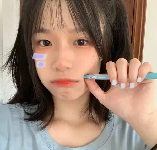 ins蓝色系女头