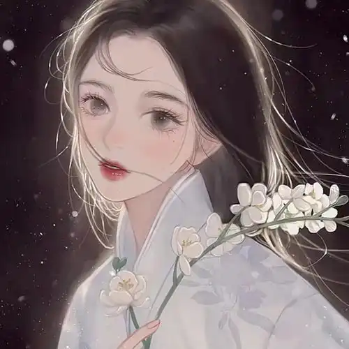 古风精美手绘头像做一个素净的人,远离那些混乱和嚣张
