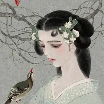 彩绘图片唯美人物头像2020女人好运的微信头像