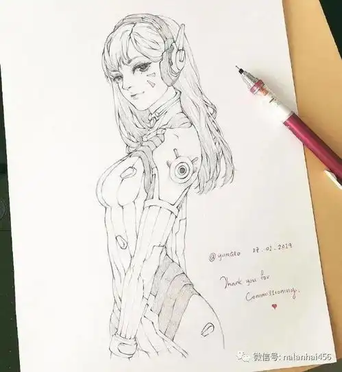 好画好学还好美的手绘,自带仙气的少女线稿掌握它对于你的线条帮助很大