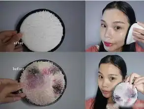 10秒卸妆无残留,懒人专用魔法粉扑,一擦彩妆立净
