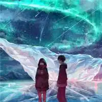 梦幻星空图片唯美女孩梦幻星空下的女孩高清图片
