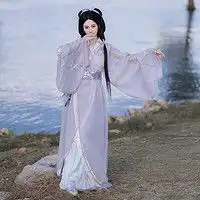 织造司汉服织造司原创宋制汉服蕾丝比甲吊带极窄领飞机袖织金长旋裙多少钱