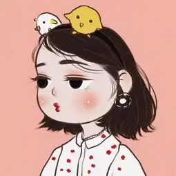 女生卡通头像丨美的不是这个世界,而是你的目光