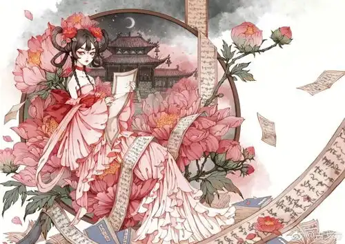 她笔下总是挡不住的美,细腻的笔触,展现中国古风