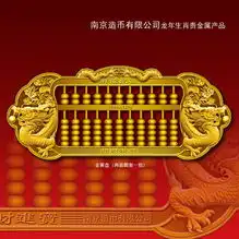 2012龙年祥龙聚福招财进宝金算盘138克