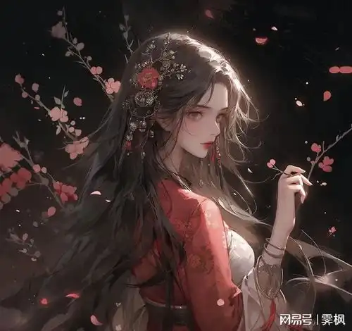 古风女子头像,花开有落时,人生容易老