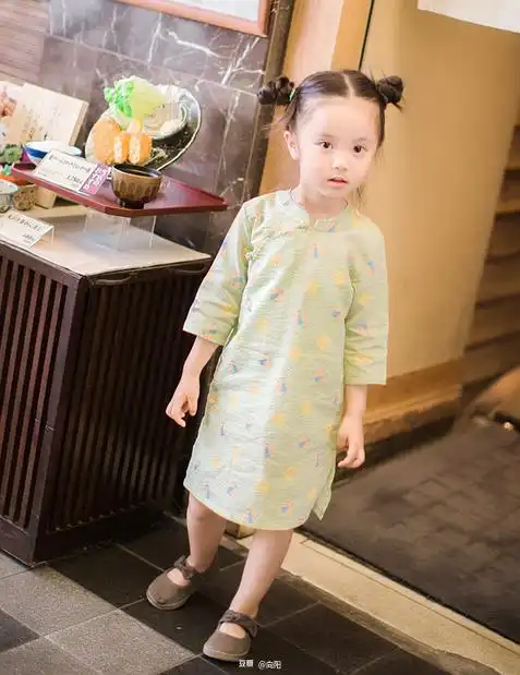 向阳的相册女童旗袍