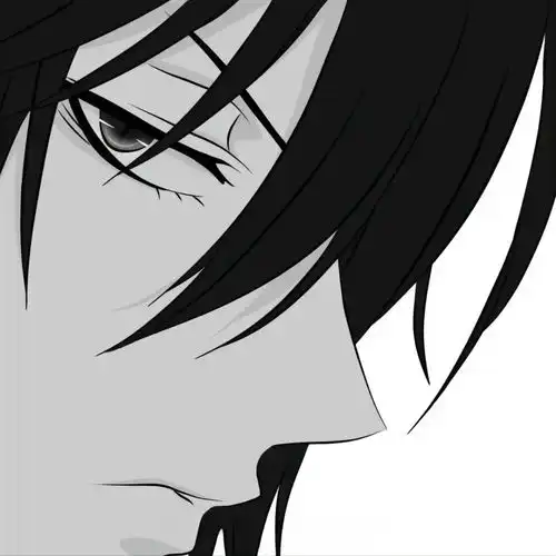 黑白动漫男头幸好思念无声可惜思念无声