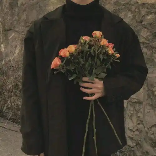 拿花头像我愿你快乐,即使你的快乐不再是因为我