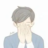 动漫害羞捂脸图片动漫男生害羞捂脸图片