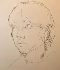 素描教学朱传奇教你在女青年素描头像中处理亮部的过渡与衔接