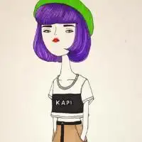 短发卡通头像女生图片短发卡通女孩你爱不爱
