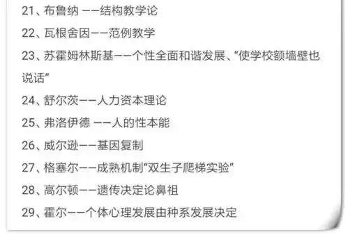 教师招聘考试教育学知识点