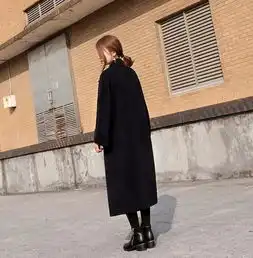 黑色中长款呢子大衣女过膝新款韩版赫本茧型毛呢外套gzhyz5206