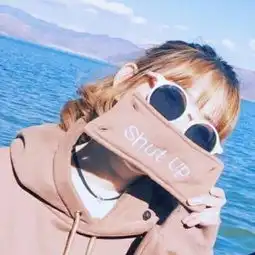 2018情侣个性头像一男一女两张分开清新自然日暮月升星辰是你