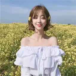 超清新可爱短发美女微信头像2