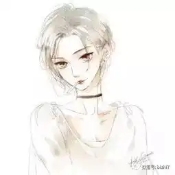2017女生手绘插画头像