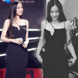 赵丽颖穿了土,杨幂穿了胖,那娱乐圈谁才是小黑裙女王