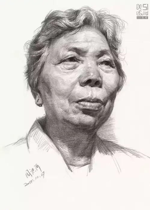 画素描老年人这些规律不懂,你绝对画不老