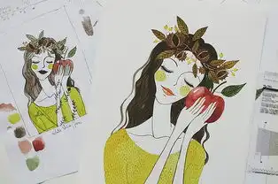 oanabefort慢生活手绘美食和花朵