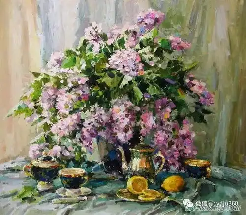 花卉风景乌克兰女画家zyuzkovanatalia