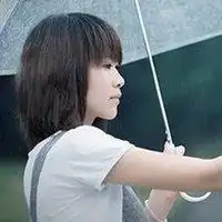 女生拿雨伞头像下雨天打伞的青春女生头像