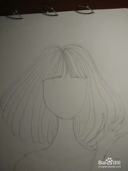 铅笔手绘女孩教程