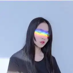 谁有彩虹光的美图像这种