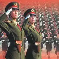女兵敬礼头像图片霸气敬礼女兵头像微信头像图片大全