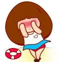 可爱卡通女生捂脸头像微信头像图片大全