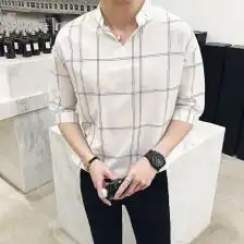 半袖衬衣男潮流韩版