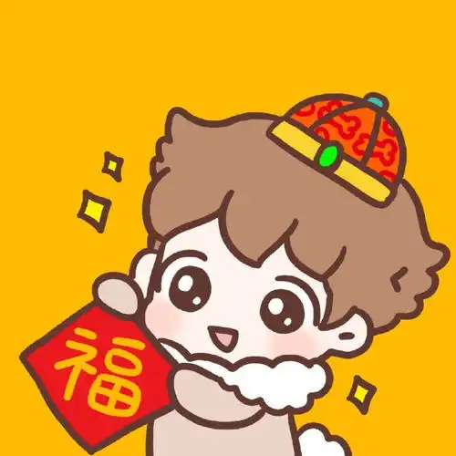 鹿家三口超可爱春节限定头像小灰小黄一个也不能少