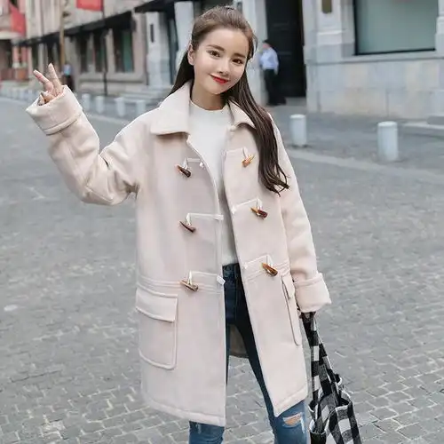 温婉迷人的时尚毛呢大衣,显瘦有气质,特显女人味