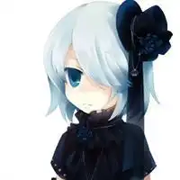 有没有蓝色的动漫女生头像