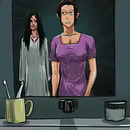 恐怖漫画女鬼整容液