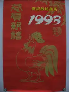 1993年高级胶片挂历六幅美女明星与海滩风景画挂历尺寸50x76cm