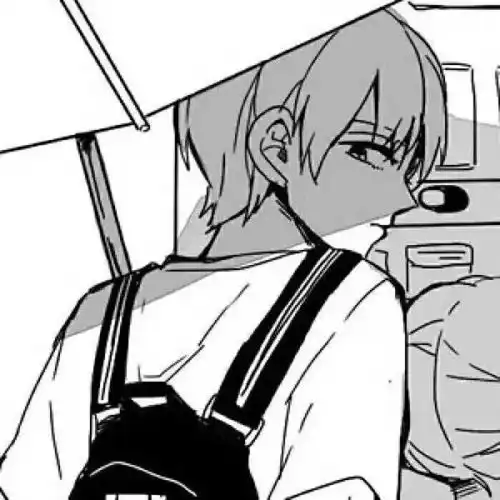 黑白漫画风动漫情头值得保存
