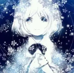 长发长裙动漫少女要非常美丽像公主一样以花为背景