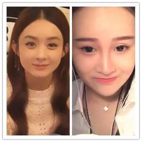 赵本山女儿庆生晒自拍撞脸赵丽颖之后,再撞脸王思聪前女友