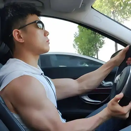 微信头像丨车里的帅哥