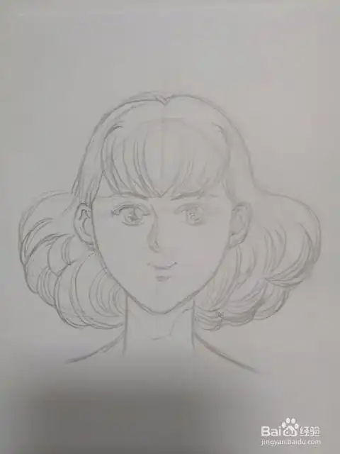 漫画女生头像的画法