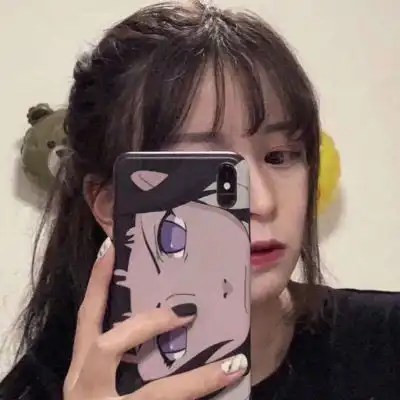 超好看的手机挡脸女头