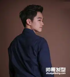 成熟男人绅士短发设计露额头上扬发型
