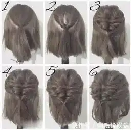 夏季好看的女生编发发型,背影撩倒众人