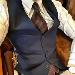 男头像部位西装